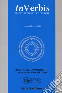 Inverbis. Lingue letterature culture (2018). Vol. 1: Translating the margin: lost voices in aesthetic discourse libro