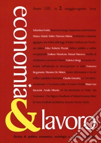 Economia & lavoro (2019). Vol. 2: Maggio-Agosto libro