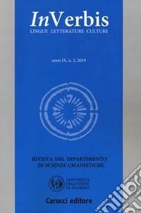 Inverbis. Lingue letterature culture (2019). Vol. 2: Mappe letterarie. Luoghi reali, luoghi immaginari libro