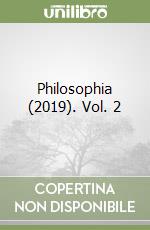 Philosophia (2019). Vol. 2 libro