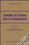 L'esame di storia della pedagogia libro