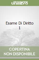 Esame Di Diritto 1 libro