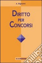 Diritto per concorsi libro