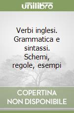 Verbi inglesi. Grammatica e sintassi. Schemi, regole, esempi libro