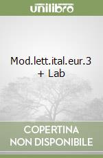 Mod.lett.ital.eur.3 + Lab libro