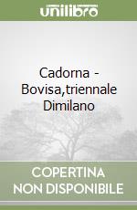 Cadorna - Bovisa,triennale Dimilano libro