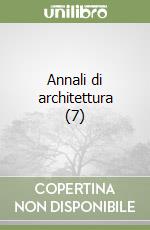 Annali di architettura (7) libro