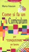 Come si fa un curriculum libro