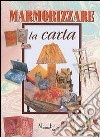 Marmorizzare la carta libro