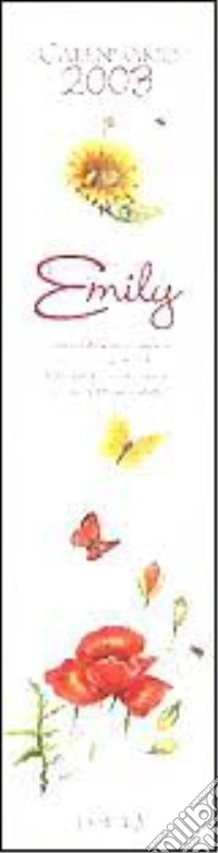 Calendario Emily 2003 libro