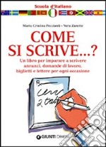 Come si scrive...? libro