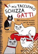 Il mio taccuino schizza gatti libro