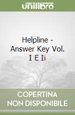 Helpline - Answer Key Vol. I E Ii libro