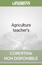 Agriculture teacher's