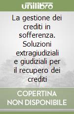 La gestione dei crediti in sofferenza. Soluzioni extragiudiziali e giudiziali per il recupero dei crediti libro