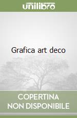 Grafica art deco libro