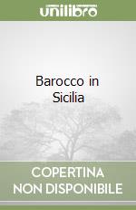 Barocco in Sicilia libro