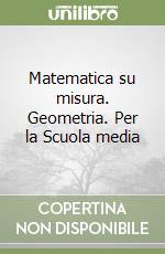 Matematica su misura. Geometria. Per la Scuola media libro