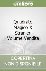 Quadrato Magico X Stranieri Volume Vendita libro
