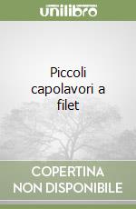 Piccoli capolavori a filet libro