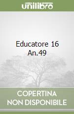 Educatore 16 An.49 libro