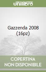 Gazzenda 2008 (16pz) libro