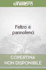 Feltro e pannolenci libro