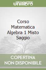 Corso Matematica Algebra 1 Misto Saggio libro