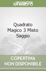 Quadrato Magico 3 Misto Saggio libro
