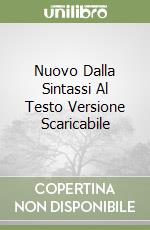 Nuovo Dalla Sintassi Al Testo Versione Scaricabile libro