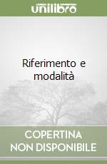 Riferimento e modalità libro