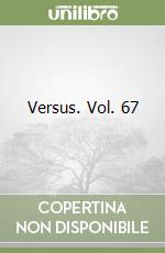 Versus. Vol. 67 libro