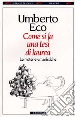 Come si fa una tesi di laurea libro