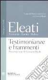 Testimonianze e frammenti. Testo greco a fronte libro