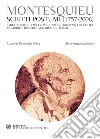 Scritti postumi (1757-2006). Testo francese a fronte libro