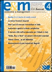 Economia & management. Vol. 4 libro