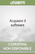 Acquisire il software libro