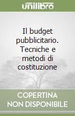 Il budget pubblicitario. Tecniche e metodi di costituzione libro