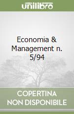 Economia & Management n. 5/94 libro