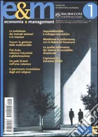Economia & management. Vol. 1