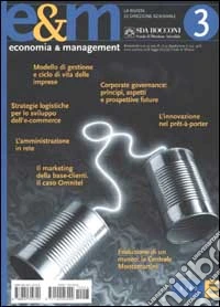 Economia & management. Vol. 3