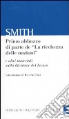 Primo abbozzo di parte de «La ricchezza delle nazioni» e altri materiali sulla divisione del lavoro libro