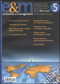 Economia & management. Vol. 5 libro