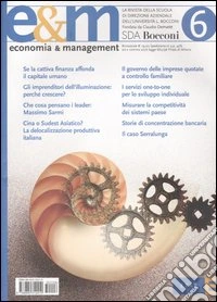 Economia & management. Vol. 6 libro