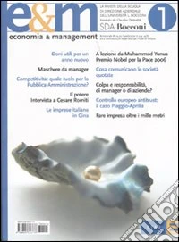 Economia & management. Vol. 1 libro