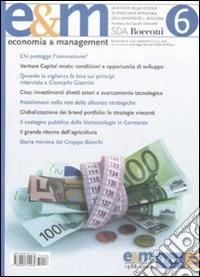 Economia & management. Vol. 6 libro