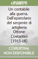 Un contabile alla guerra. Dall'epistolario del sergente di artiglieria Ottone Costantini (1915-18) libro