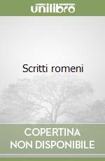 Scritti romeni libro