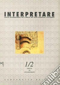Interpretare. Studi, traduzioni, letture. Nuova serie libro