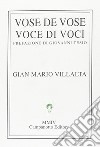 Vose de vose-Voce di voci libro di Villalta G. Mario